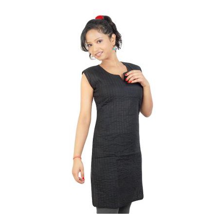 Kriaa Women's Black Kurti 