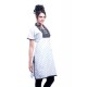 Lavennder Women's White Cotton Kurti