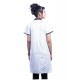 Lavennder Women's White Cotton Kurti