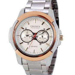 Exotica PEL-EFG-05-TT-Steel-W Round Dial Men's Watch