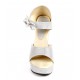 Do Bhai-Shoebazaar Gorgeous Silver Heel Sandals