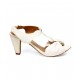 Hi Fashion Attractive White Heel Sandals