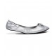 Sant Silver Bow Pocket Ballerinas