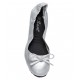 Sant Silver Bow Pocket Ballerinas