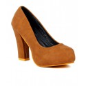 Gudiya Impressive Brown Heeled Pumps