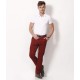 Uber Urban Brown-Maroon Pack of 2 Cotton Chinos