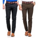 Phoenix Pack Of 2 Black-Brown Chinos