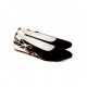 The Fashionchor- Black Side Bow Ballerina Flats