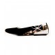 The Fashionchor- Black Side Bow Ballerina Flats