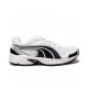 Puma Bruno Ind White & Black Sports Shoes