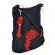 Pick Pocket Black & Red Cross Body Sling Bag