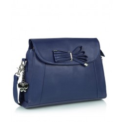 Butterflies Navy Blue Cross Body Sling Bag