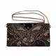 Crowcia CR020CLENE Brown Clutch
