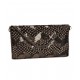 Crowcia CR007CLENE Brown Clutch