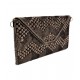 Crowcia CR007CLENE Brown Clutch