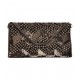 Crowcia CR007CLENE Brown Clutch