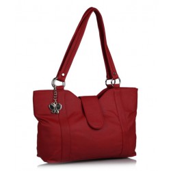 Butterflies BNS0298 Red Stylish Shoulder Bag