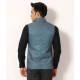 Dastak Green Cotton Blend Waistcoats